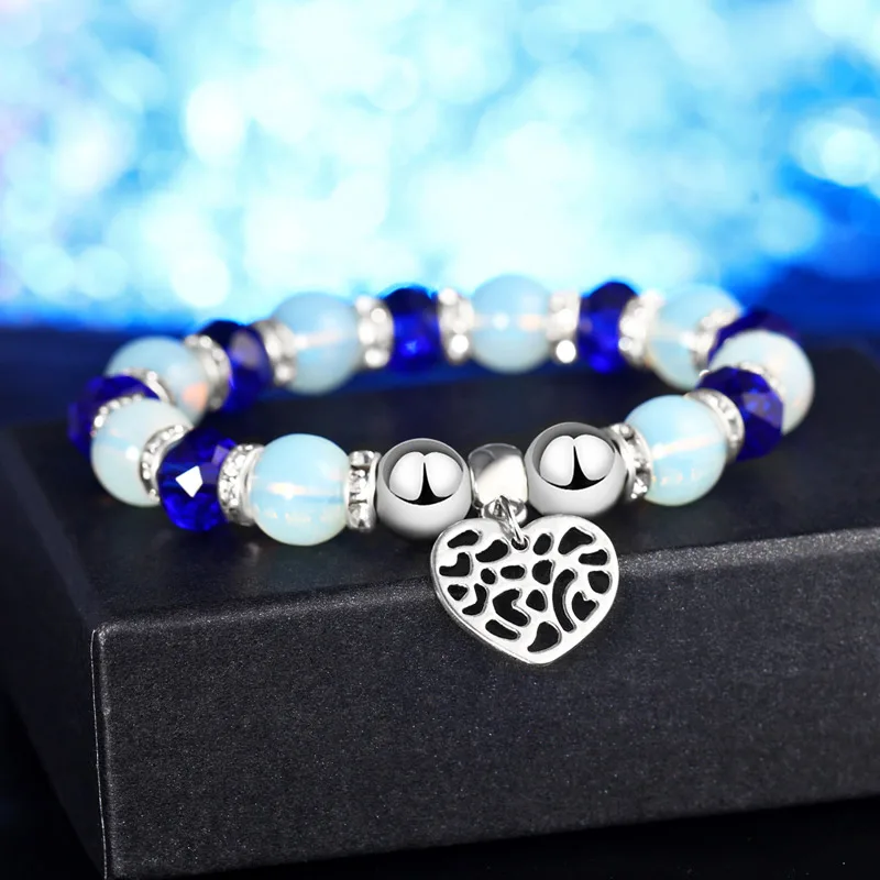 Новые Модные Винтажные серьги ручной работы браслеты Boho эффектные Милые Браслеты с сердцем браслеты для женщин летние ювелирные изделия