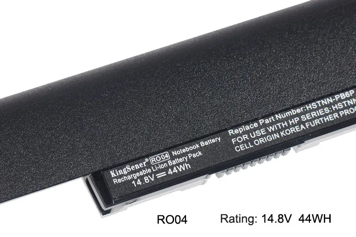 KingSener RO04 Батарея для hp ProBook 400 440 G3 430 G3 RO04XL RO06 RO06XL HSTNN-PB6P HSTNN-LB7A/DB7A 805045-851 805292-001 аккумулятор большой емкости