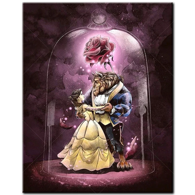 Сделай Сам 5D алмазная вышивка мультфильм любовь круглая дрель Алмазная картина