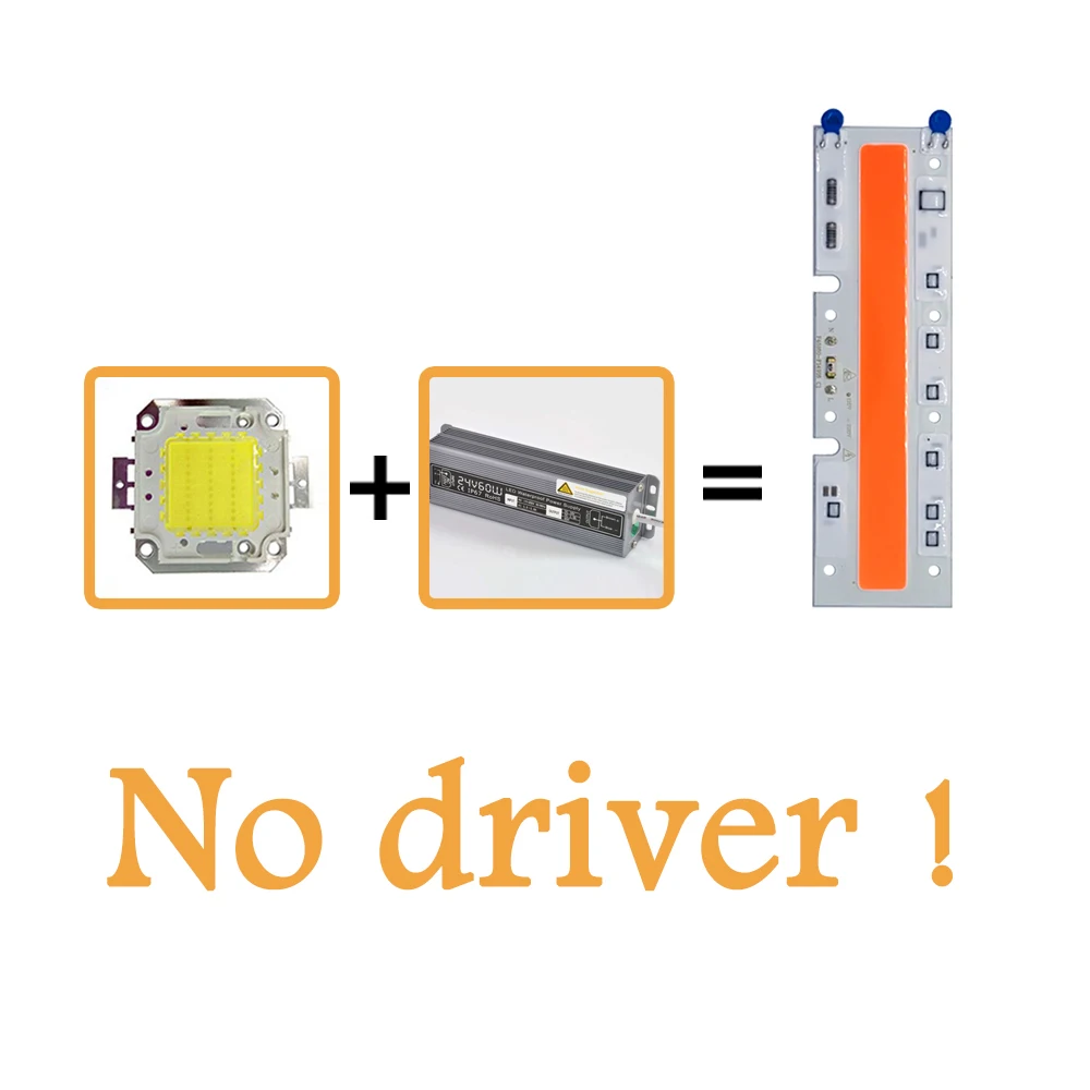 Чип для светодиодной лампы полного спектра выращивания растений 30 70 Вт 380 840