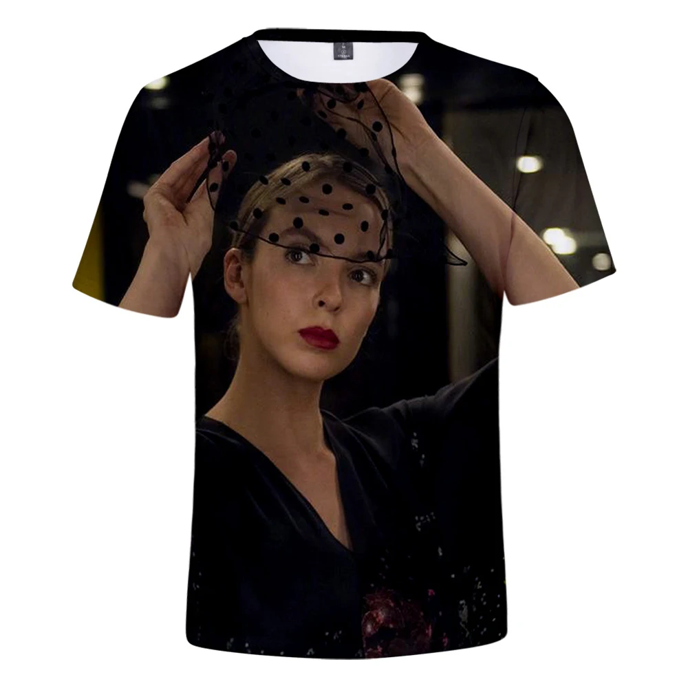 Ar 2019 Killing Eve футболка Harajuku футболки K POP женская одежда уличная короткий рукав Kpop
