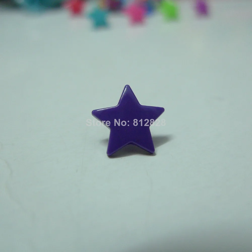 200 наборов # B35 фиолетовый T5 глянцевый KAM кнопки в форме звезды 26 цветов наличии |