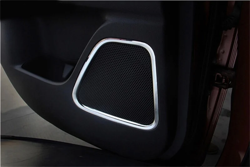 4 шт. декоративные кольца из нержавеющей стали для колонок Mitsubishi Outlander 2014