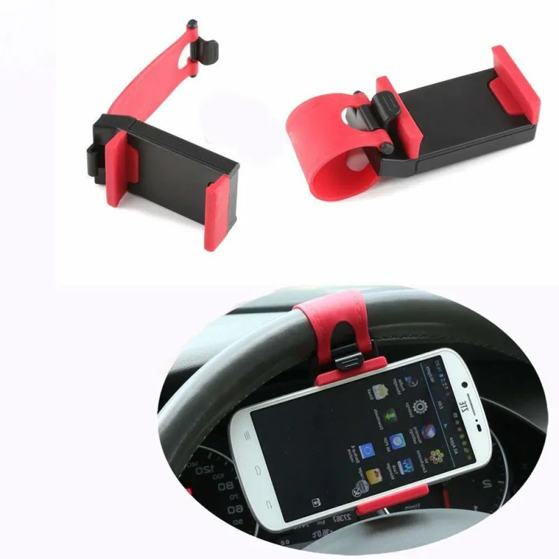 Универсальный автомобильный держатель для телефона на рулевое колесо iPhone 7 8 Samsung