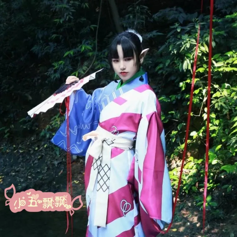 Аниме Inuyasha фигурка Кагура новая версия напечатанное кимоно костюм платье
