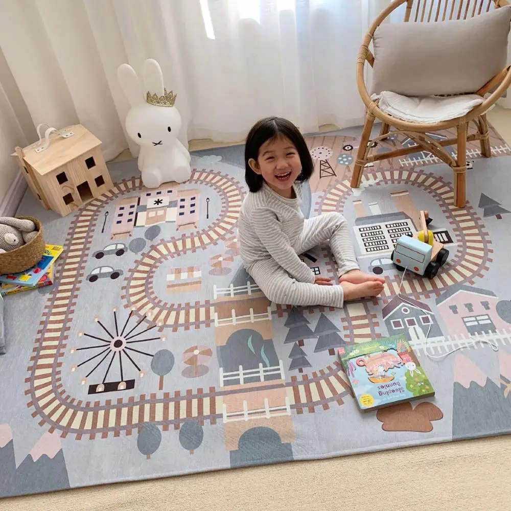 Игровой коврик для новорожденных большой игр 140*200 см|Коврики развивающие| |