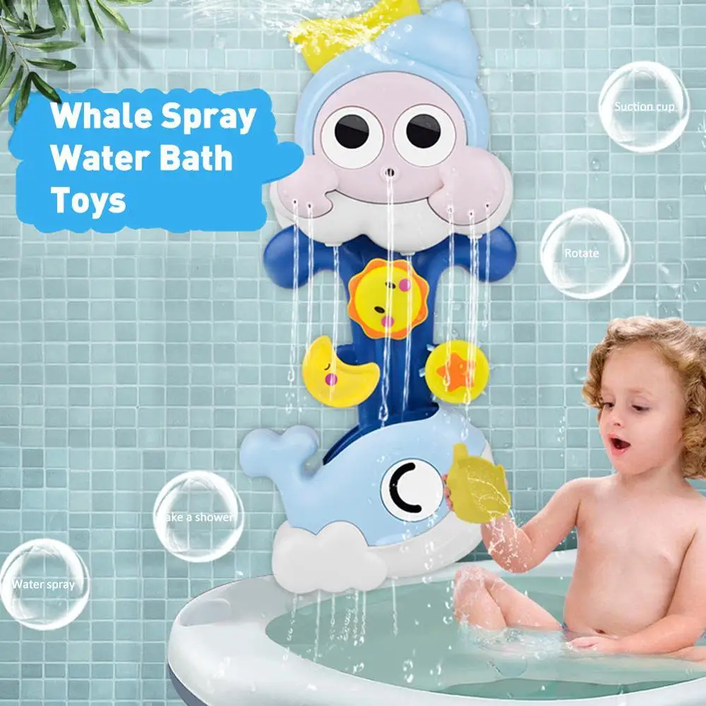 Мигание Русалочки Детские Мультяшные цветы классический душ КИТ Игрушки для