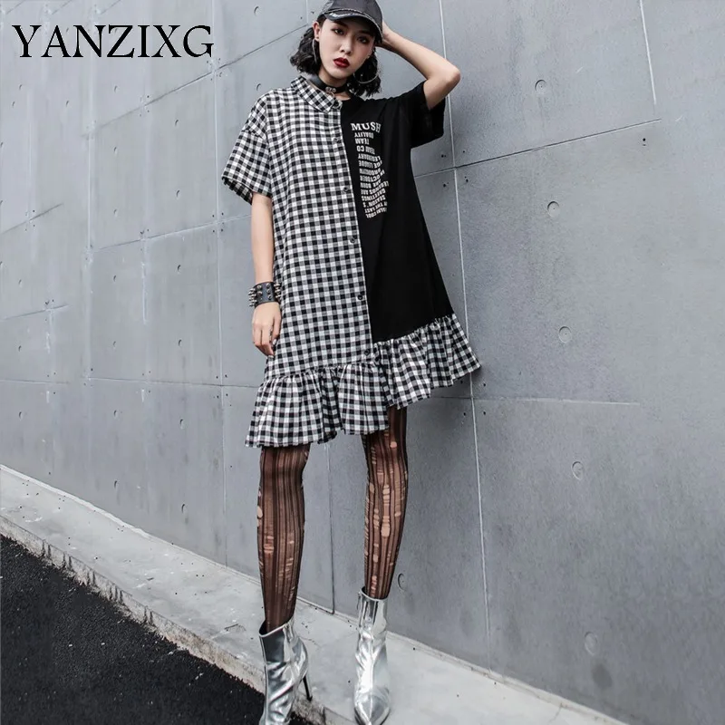 2019 Новая летняя модная женская одежда с круглым вырезом Асимметричная блуза