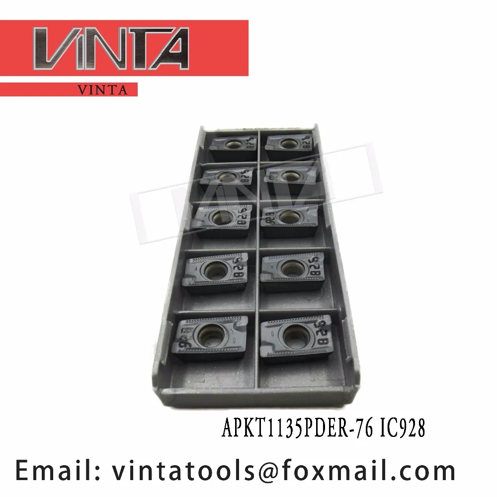 Бесплатная доставка Высокое качество APKT1135PDER-76 IC928 cnc Карбид фрезерные установки |