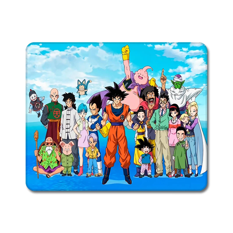 Dragon Ball Goku Comics аниме природа резиновый Настольный коврик для мыши ноутбук корпус коврик для мыши - Цвет: Зеленый
