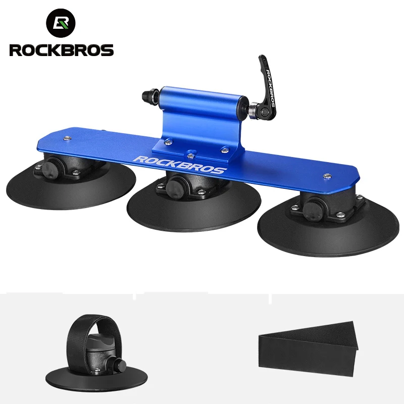 ROCKBROS стойка для велосипеда присоска на крышу Автомобильная переноска быстрая
