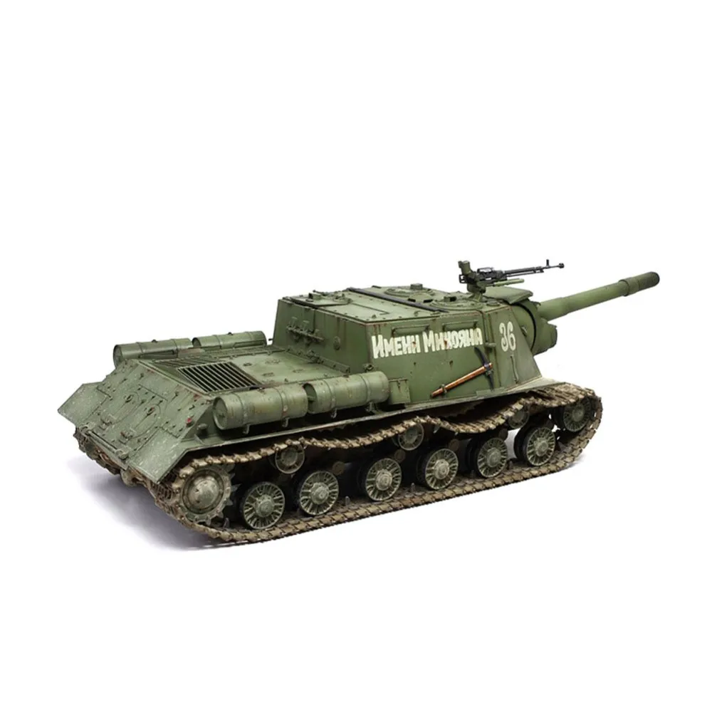 Tamiya 35303 1/35 российский тяжелый самоходный пистолет JSU152 Военная сборка модель AFV