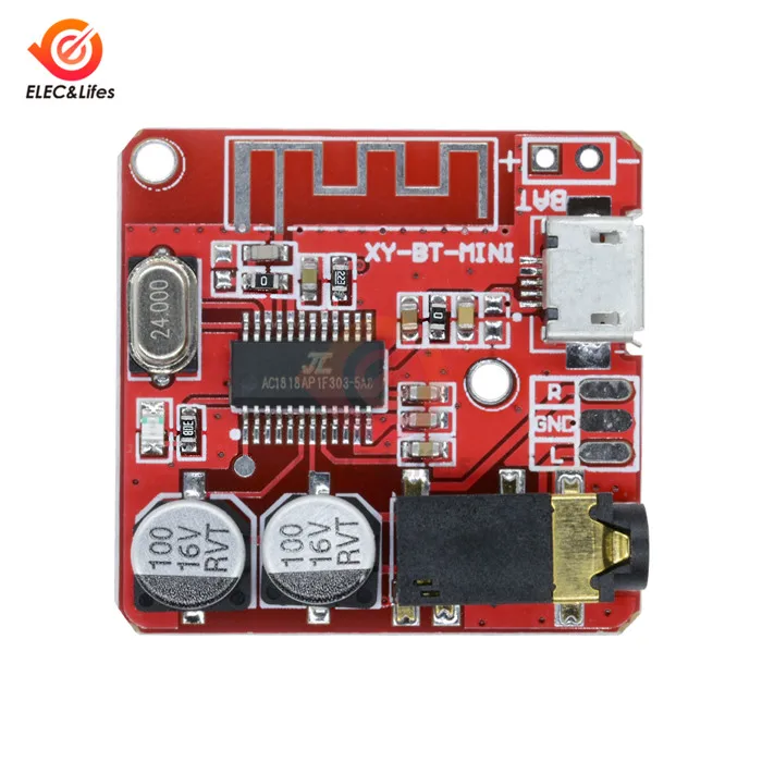 Bluetooth V4.1 Мини MP3 Bluetooth аудио декодер доска без потерь автомобильный динамик стерео усилитель плата модифицированный Bluetooth V4.1 V4.2 модуль приемника - Цвет: Bluetooth V4.1