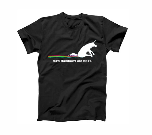 Как Радуги Сделаны Единорог Футболки|unicorn t-shirt|t-shirt t-shirtrainbow t-shirt |