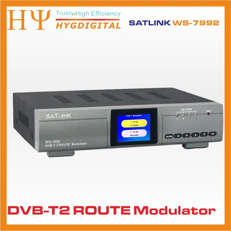 Original Satlink WS-7992 Modulator 7992 SATLINK 2 channel HD DVB-T RF / AV | Электроника