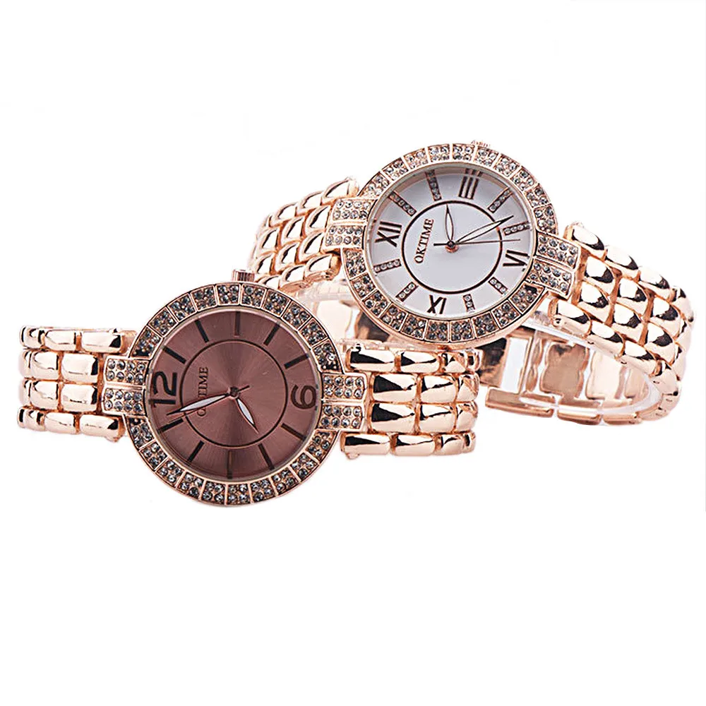 2017 Классические Новые аналоговые кварцевые наручные часы из сплава WH Коричневый