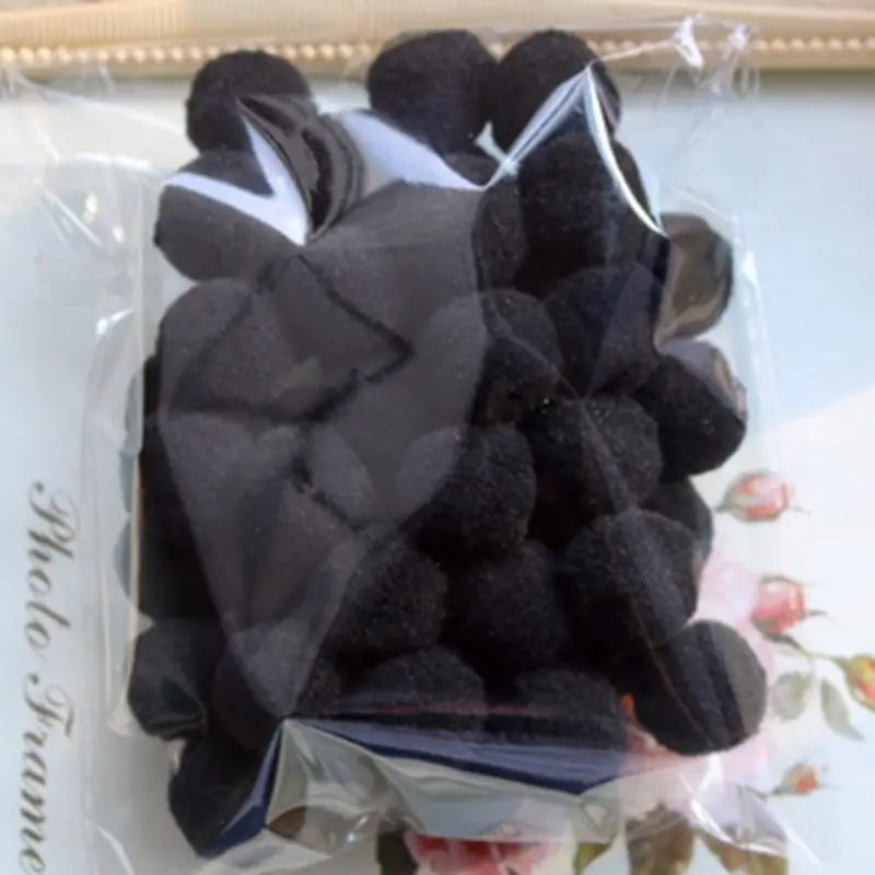 6 50 шт./лот диаметр 4 см фотоэлемент украшение сделай сам шарик меховой помпон