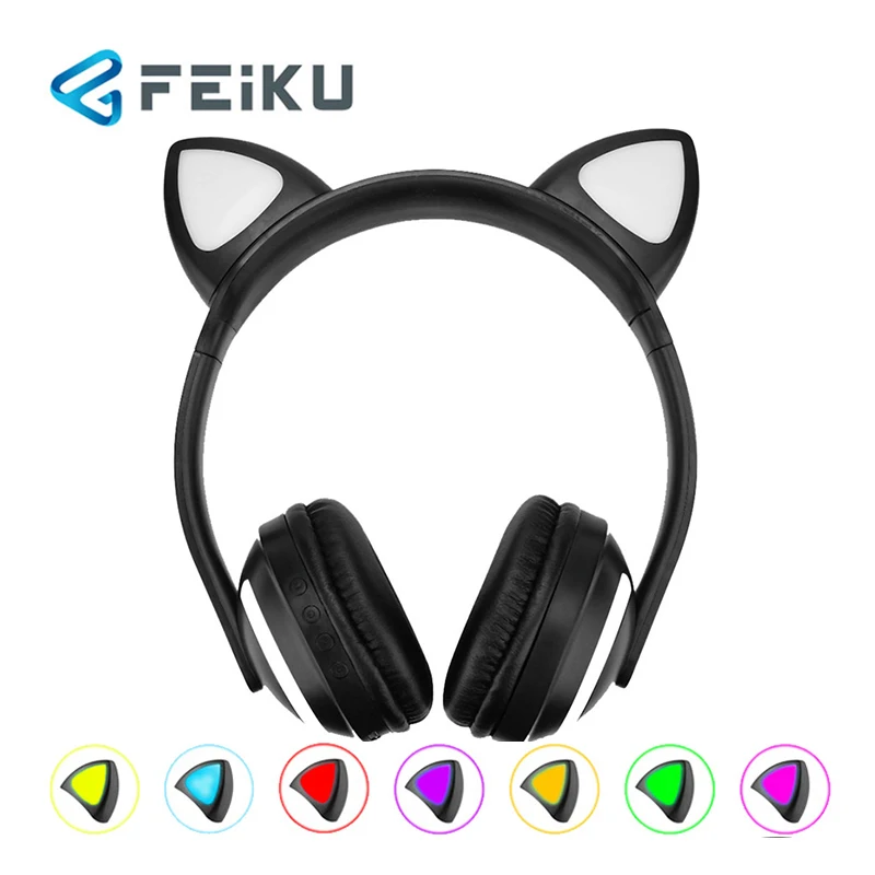 FEIKU ZW 19 наушники bluetooth гарнитура беспроводная косплей уши вспышка олень фея