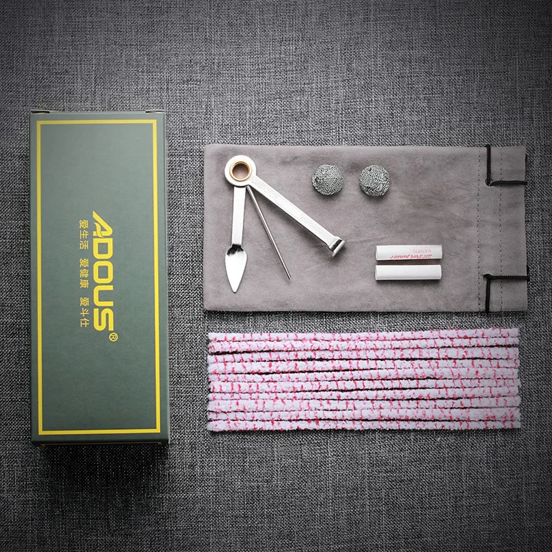 

2020 ADOUS NEW Bruyere cigarette pipes Cigar 9mm Log Handmade Portable Smoking tobacco Gentleman gift cigarette AH679