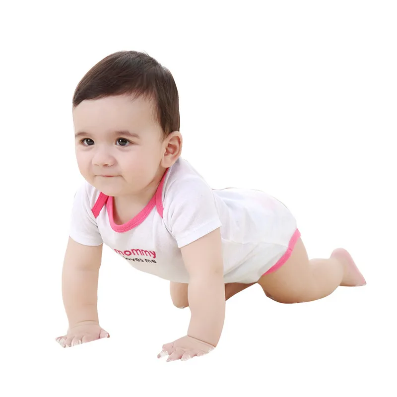 Комплект из 2 предметов боди с короткими рукавами для маленьких девочек мягкие