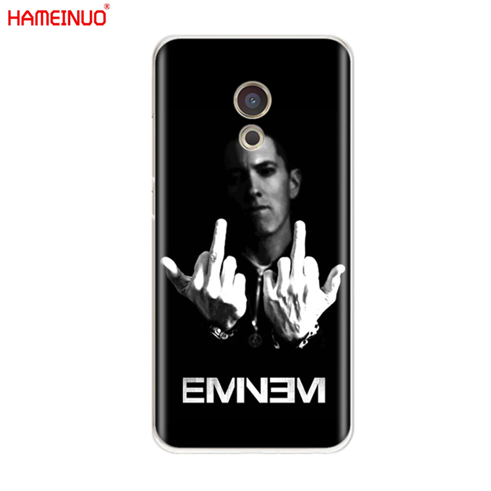 HAMEINUO исполнитель хип хоп рэппер эминем rap чехол для Meizu M6 M5 M5S M2 M3 M3S MX4 MX5 MX6 PRO 6 5 U10 U20