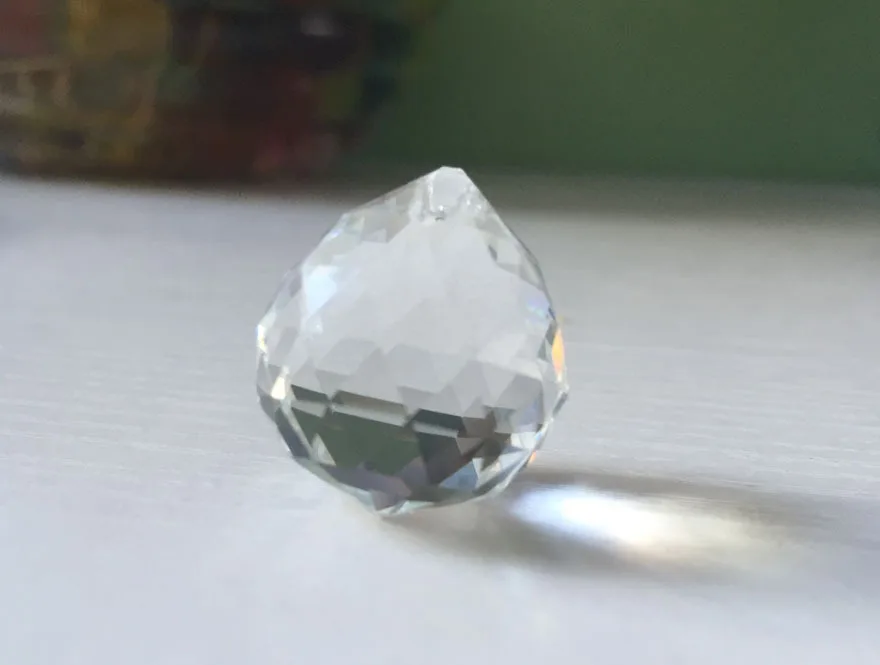 Одежда высшего качества 20 мм 50 шт. AAA ограненные хрустальные шары Кулоны из