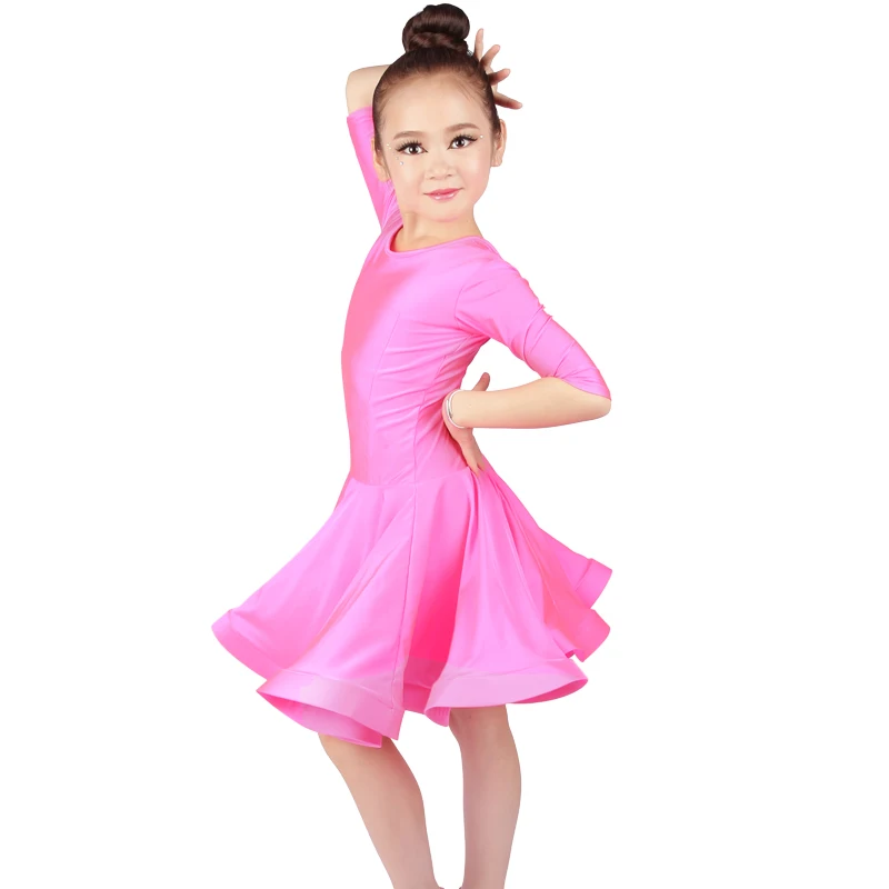 

new Latin Dance Dress For Girls Latin Costume Child Kids Dancing Dress Girl Dancewear Kid Competition Latin Dress High Quality