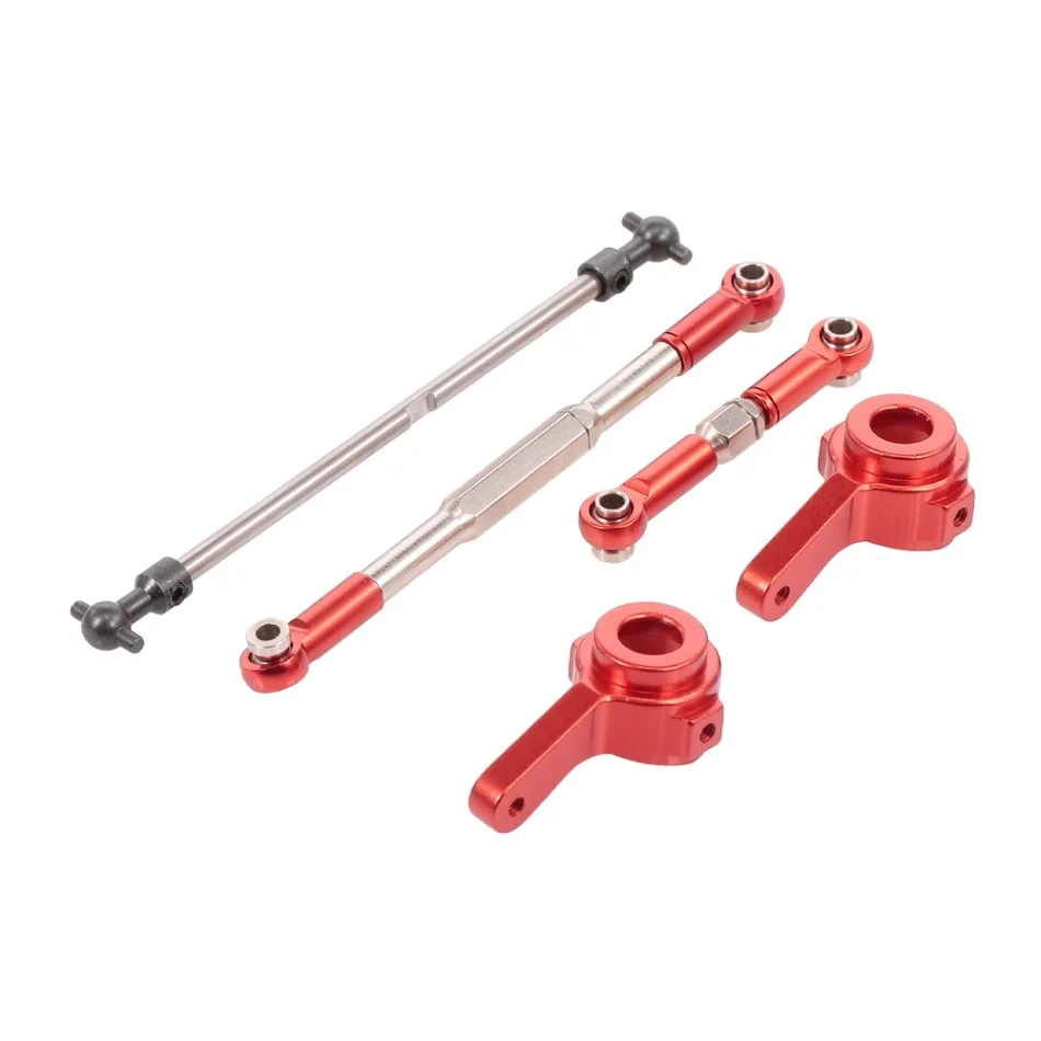 RC военный грузовик Металлическая Передняя шестерня Тяговая тяга для WPL C14 C24 B14 B24