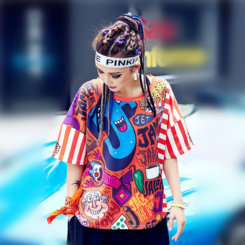 Jus. be.never/женские красные футболки с рисунком harajuku Корейская кавайная белая