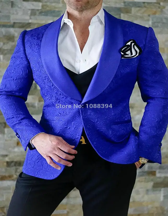 Slim Fit Комплект из 3 предметов для блейзер женихов Для мужчин шалевыми лацканами торжественное платье мужской костюм комплект Для мужчин Нарядные Костюмы для свадьбы смокинг для жениха свадебный костюм - Цвет: as picture