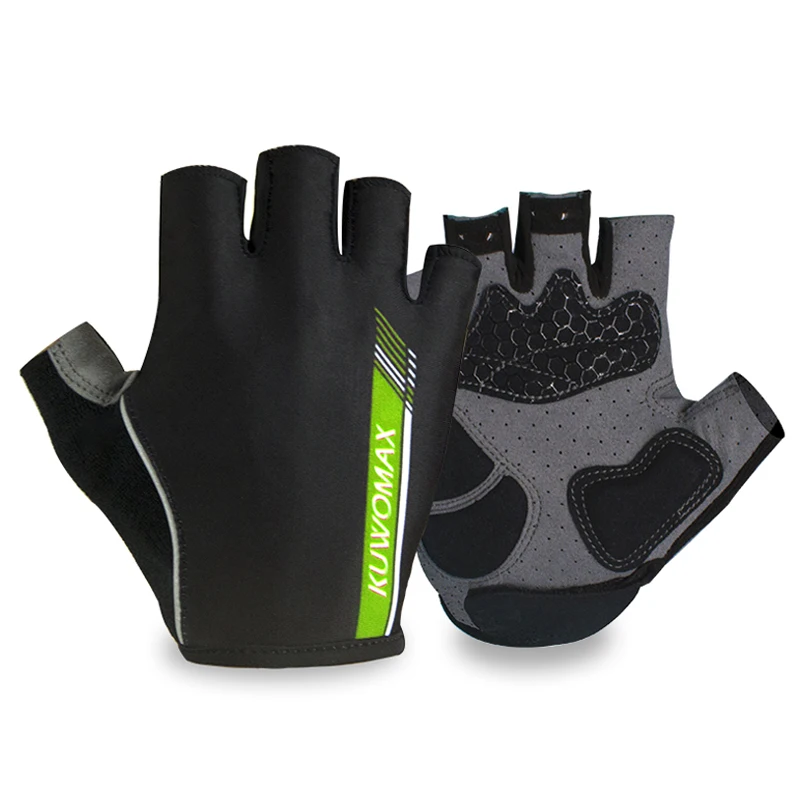 As Picture Летние мужские велосипедные перчатки 3D Гель Половина Finger MTB анти-скольжение спортивные ударопрочные велосипедные перчатки для верховой езды перчатки Guantes Ciclismo - Цвет: As Picture