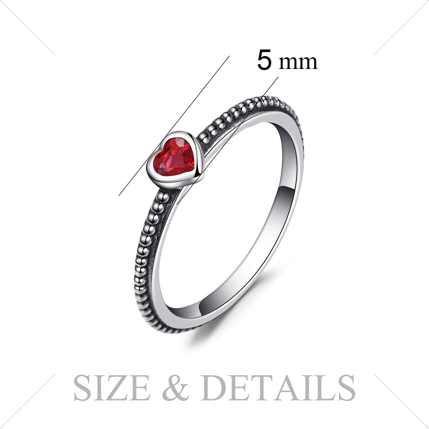 Jewelrypalace стерлингового серебра 925 Бесконечная любовь Красный муранского Стекло