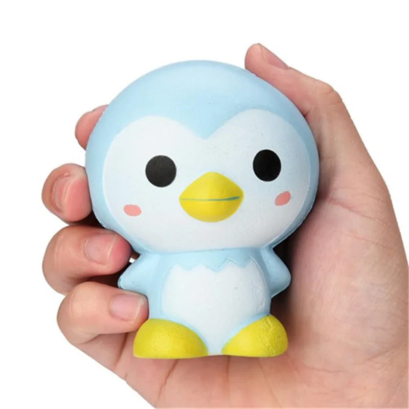 9 см милый пингвин мультфильм Ароматические squeeze toy Мягкое Очарование медленно