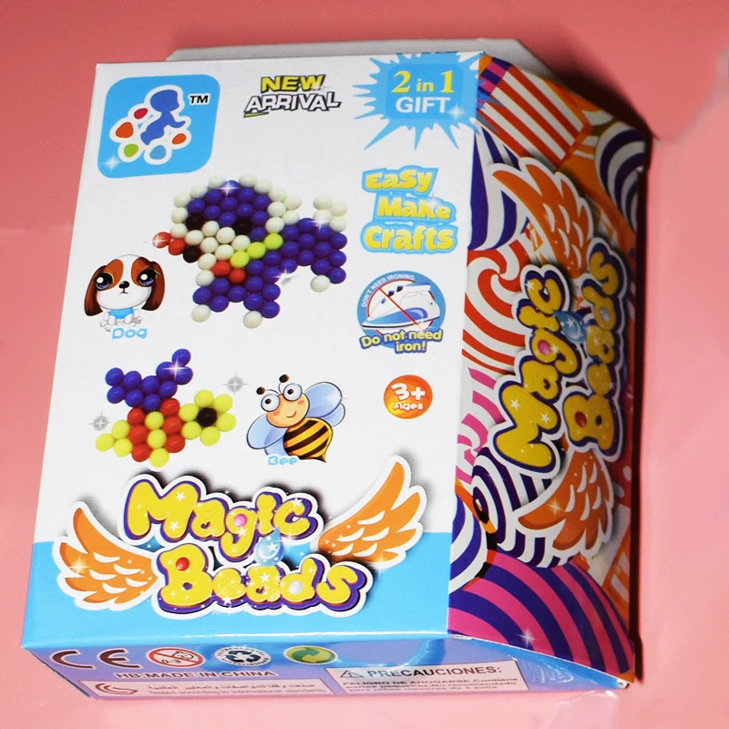 Набор Бусин Perler Pegboard, игрушка для детей, сделай сам, водная собака и пчела, предохранитель, головоломка для детей, игрушки для мальчиков и девочек