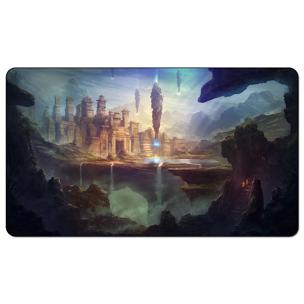Игровой коврик для игр престолов игровой с изображением замка волшебный песней