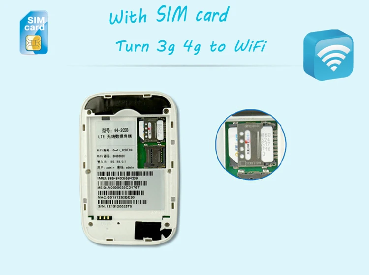 4G LTE FDD TDD CAT4 150 Мбит/с высокая скорость загрузки 2100 мАч долгое время работы карманный портативный 4G Мини WiFi роутер с sim-картой
