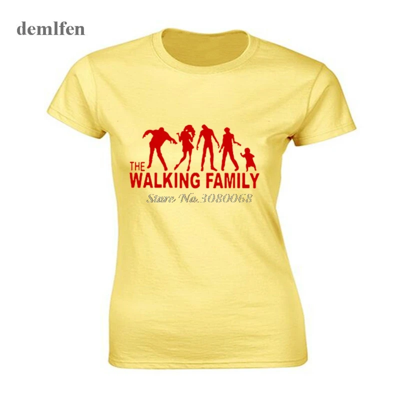 Новые забавные Familie с изображениями из сериала Ходячие мертвецы Футболка зомби
