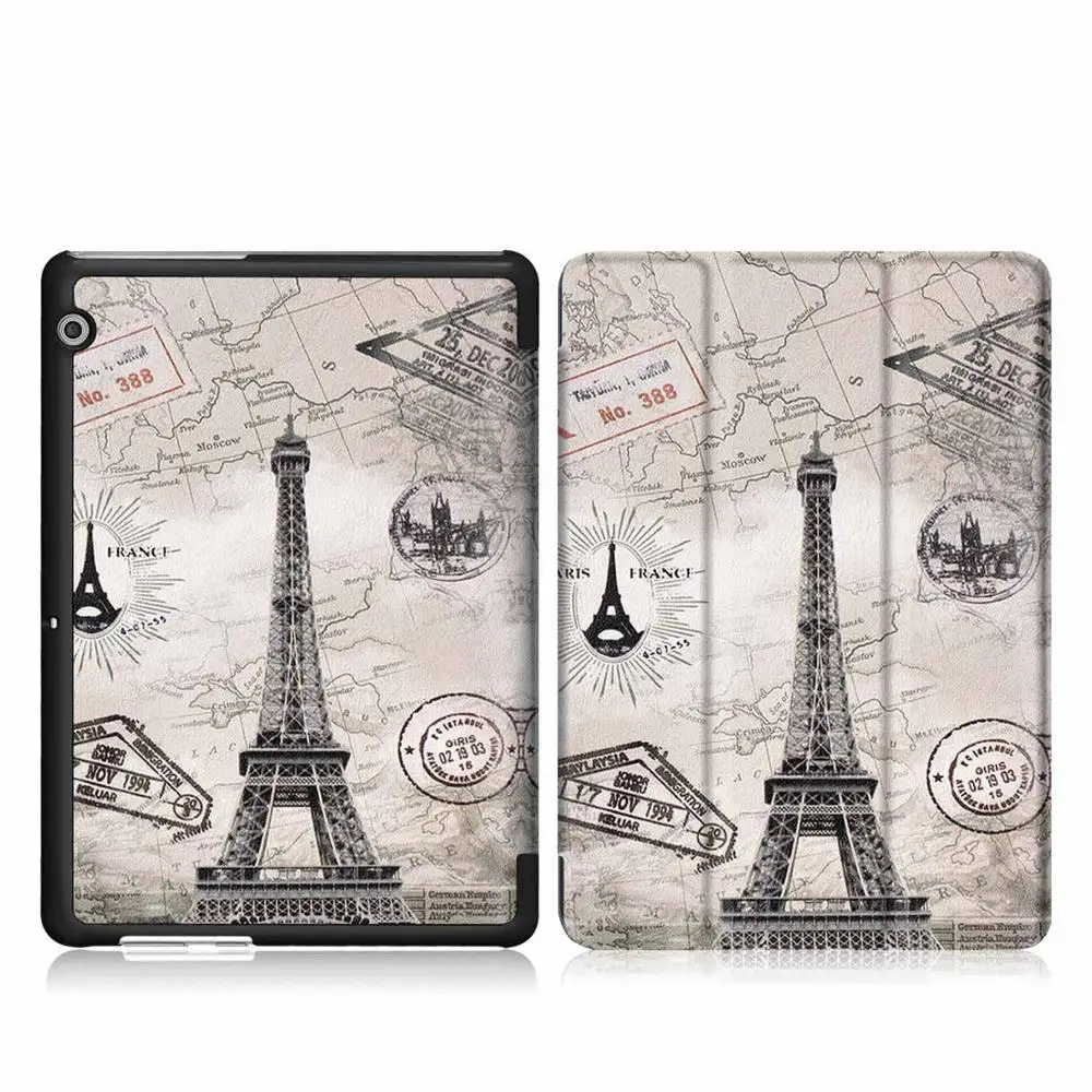 T3 10 CH FGTT Ультра-тонкий из искусственной кожи чехол для huawei mediapad T3 10 AGS-L09 AGS-W09 9," планшетный ПК Стенд кожаный чехол для huawei mediapad t3 10 чехол - Цвет: T3 10 CH FGTT