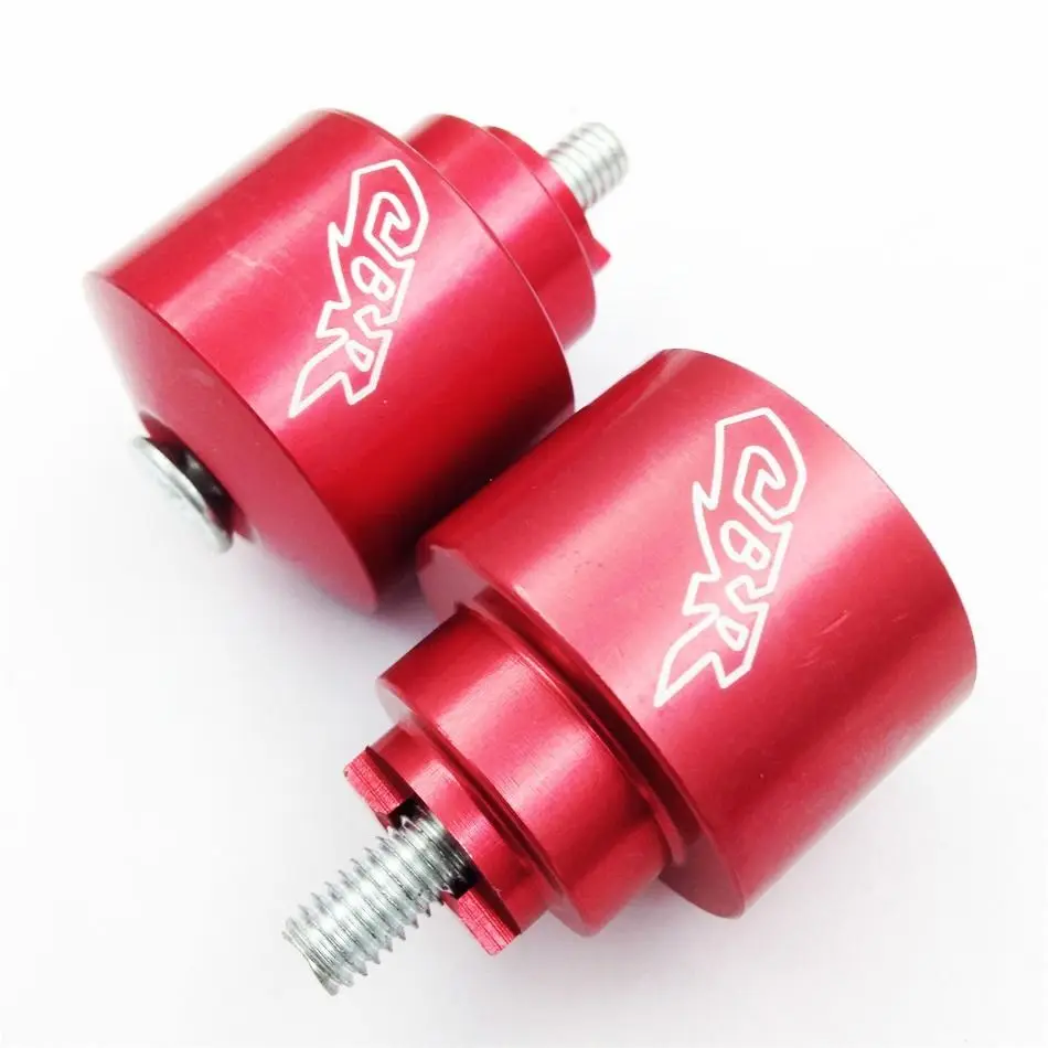 Наконечники велосипедного руля для Honda CBR 125 250 300 500 600 600F 600RR 900RR 929RR 954RR 1000RR 1100XX GL1800 VFR 800 грипса на руль заглушки для руля - Цвет: Red