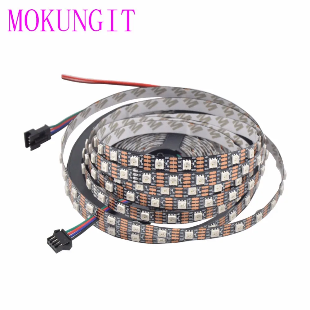 Mokungit 5 м 60 пикселей WS2813 модернизированная WS2812B индивидуально Адресуемая RGB