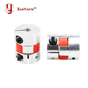 Гибкая соединительная муфта, 5 мм на 8 мм6,35 мм на 8 мм, 5x8 мм, 6,35*8 мм, диаметр = 20 мм, длина = 25 мм, 1 шт.