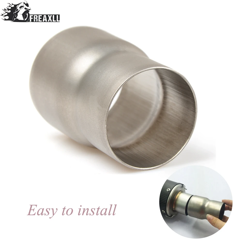 Универсальный 61mm-51mmмотоцикл модифицированный глушитель трубы адаптер Редуктор