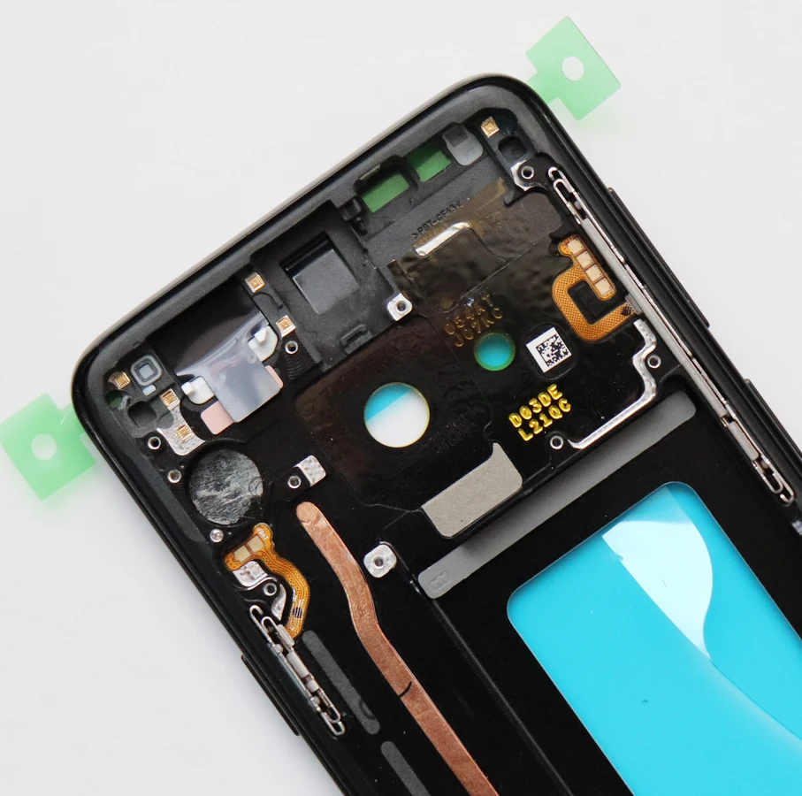 Оригинальная средняя рамка для samsung Galaxy S9 G960F S9+ S9 Plus G965F средняя часть корпуса металлической рамы с заменой деталей