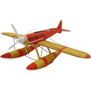 Модель Seaplane Macchi M.C.72 из 3D бумаги модель воздушной сделай сам оригами искусство