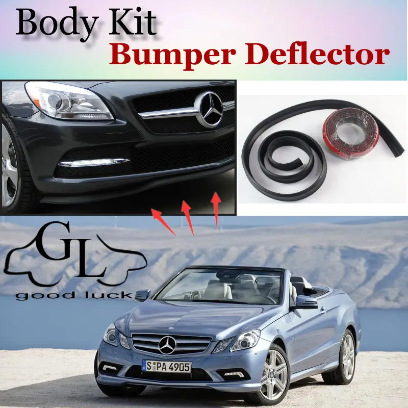 Бампер губы для Mercedes Benz CLK C208 A208 C209 A209 C207 A207 1996 ~ 2015/спойлер тюнинга