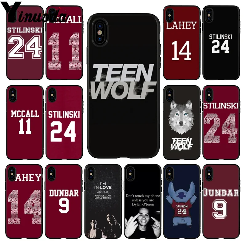 Yinuoda Teen Wolf Stilinski 24 Dunbar 9 Роскошный Уникальный Дизайн чехол для телефона iPhone X XS MAX 6 6S