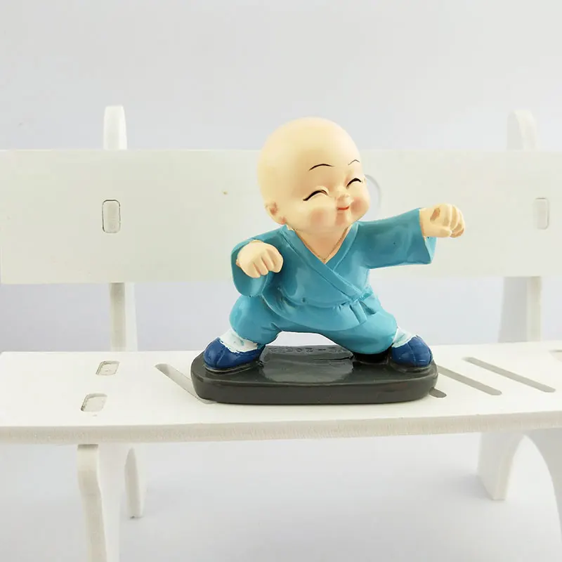 ERMAKOVA 8 видов стилей Resin Little Monk фигурка кунг-фу Шаолинь статуя монаха Будды Декор