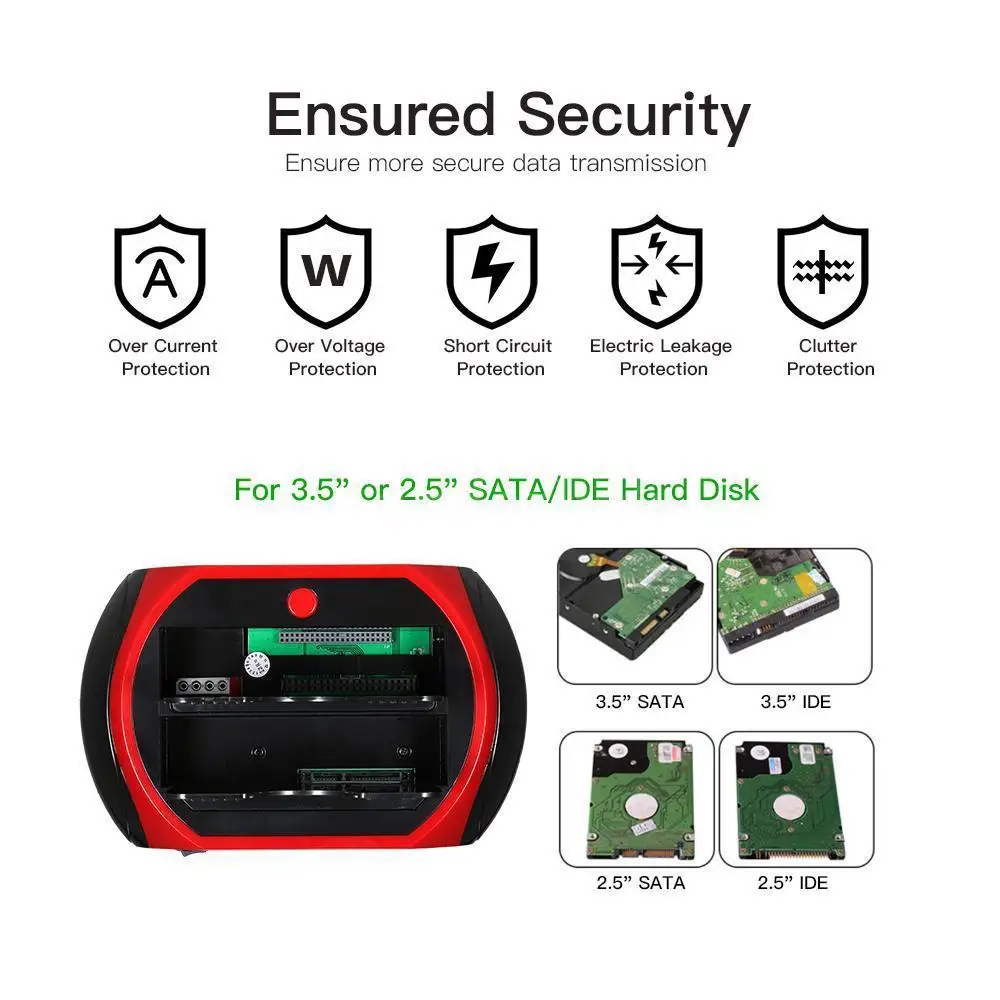 BEESCLOVER HDD док станция 875D для Windows7 Vista 2 5 &quot3 5" IDE SATA жесткий диск Док карта базовый