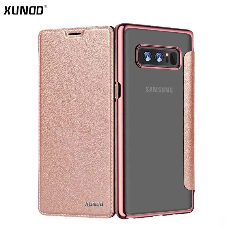 Чехол для Galaxy Note 8 XUNDD Encore series роскошный флип чехол Samsung S8 plus s7 edge жесткий