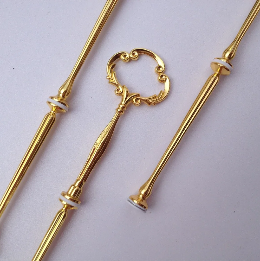 3 комплекта золотого цвета уровня подставка для торта дисплея ручка фитинги